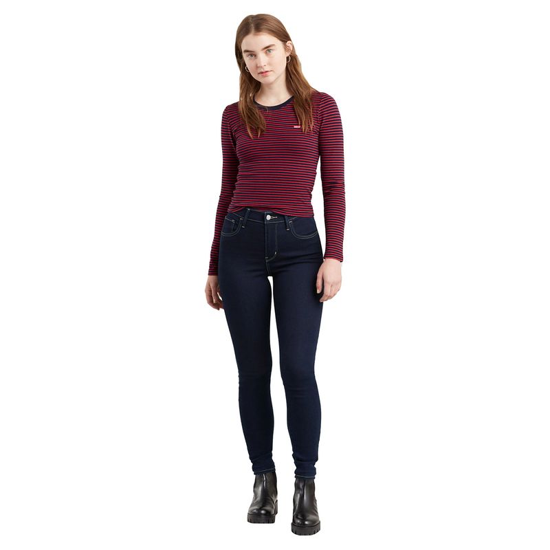 Levi's Jeans feminino 720 de cintura alta super skinny (padrão e Plus),  Quebec Desenhado, 44 Regular