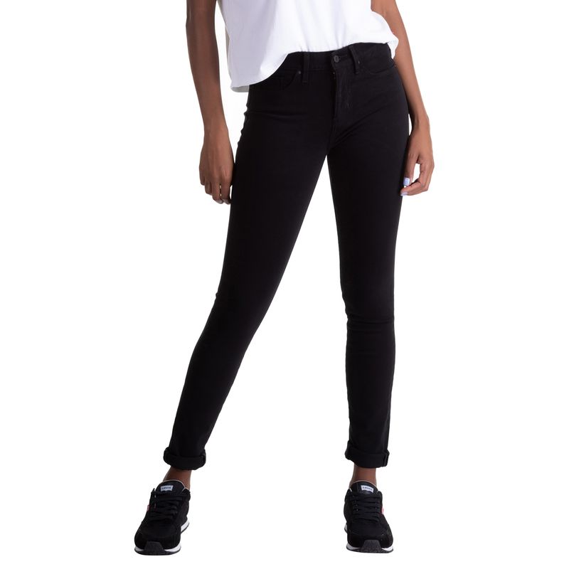 Calça Jeans Preta Skinny Com Lycra Cintura Alta Corte Do Jeans Empina  Confortável Moda Feminina.