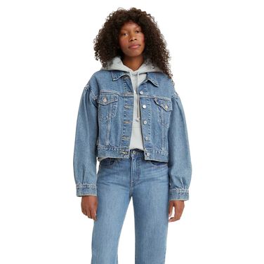 Jaqueta Jeans Levi's Pleat Sleeve Trucker