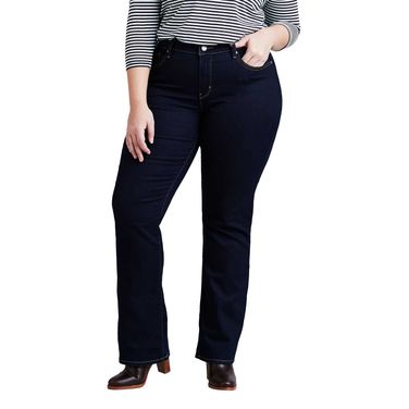 Calça Jeans Levi's® 315 Plus Size Shaping Boot Lavagem Escura