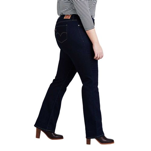 Calça Jeans Levi's® 315 Plus Size Shaping Boot Lavagem Escura