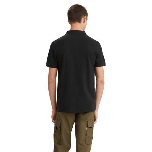 Camisa Polo Levi's® Housemark Preto Manga Curta