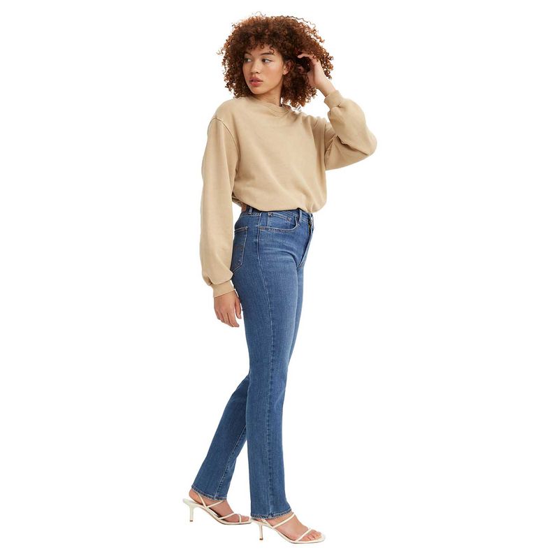 Calça jeans feminina levis best sale cintura alta