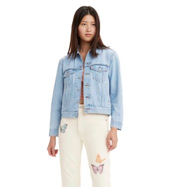 Jaqueta Levi's® Ex-Boyfriend Trucker Lavagem Clara