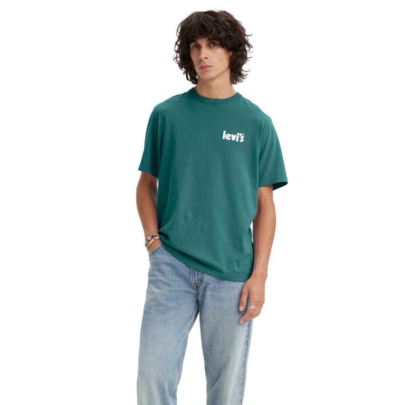 Camisa best sale verde levis