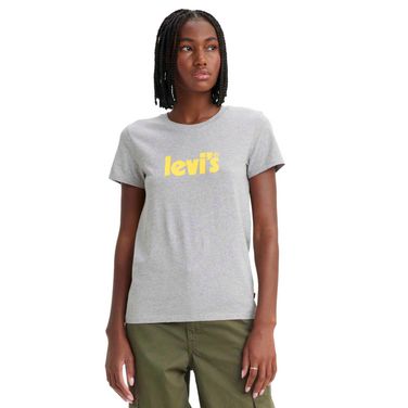 Camiseta Levi's® The Perfect Cinza Manga Curta