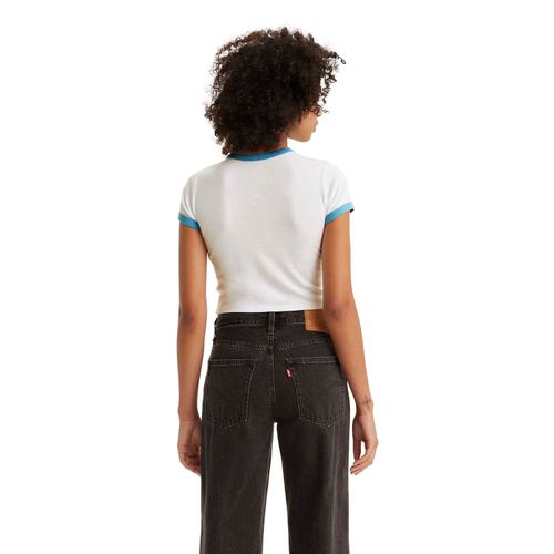 Camiseta Levi s Graphic Ringer Mini Tee