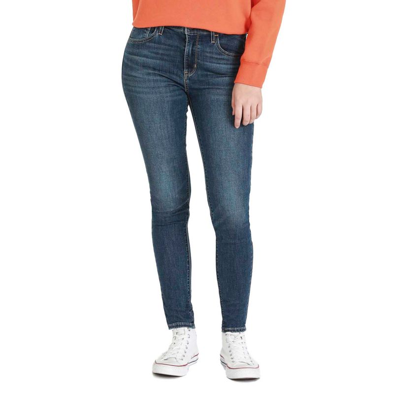 Calça Jeans Levis Feminina 711 Skinny Azul Escuro