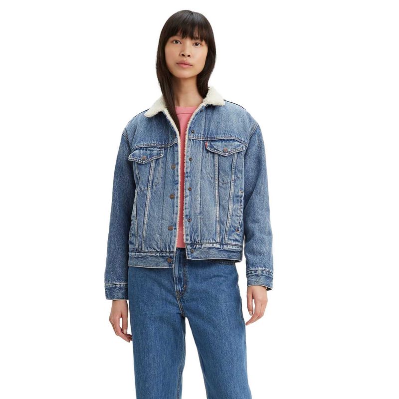 Jaqueta sherpa sale levis