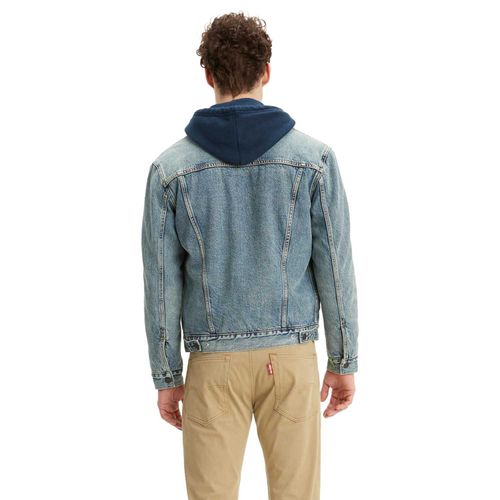 Jaqueta Levi's® Type 3 Sherpa Trucker Lavagem Clara