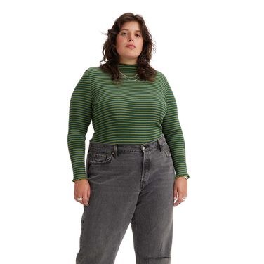 Camiseta Levi's® Pl Flora Mockneck