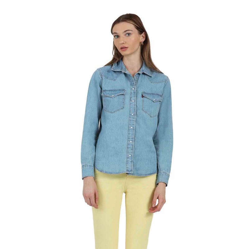 Levis camisa best sale jeans feminina