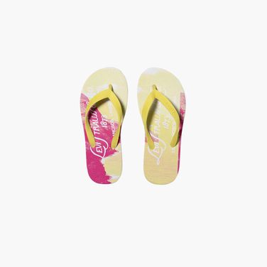 Chinelo Levi’s Coast Amarelo e rosa