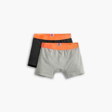 Cueca Levi’s 2 Pack Boxer Preta e Cinza