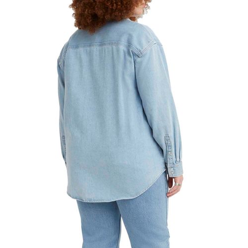Camisa Jeans Levi's® Dorsey Western Plus Size Clara
