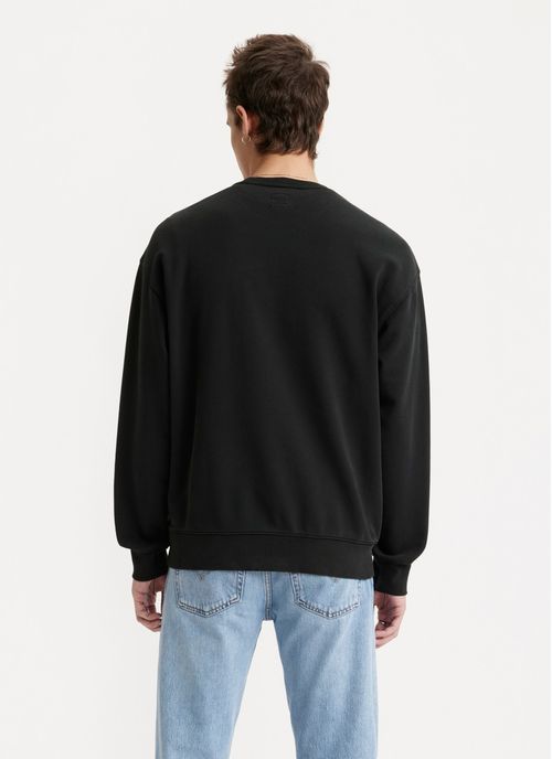 Moletom Levi's® Relaxed Graphic Crew Preto
