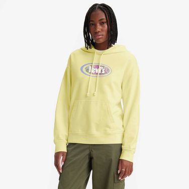 Moletom Levi's® Graphic Standard Com Capuz Amarelo