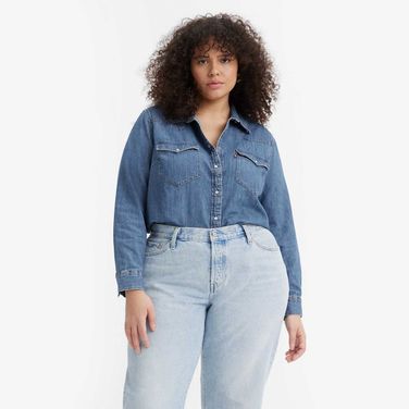 Camisa Jeans Levi’s Ultimate Western T3 Plus Size