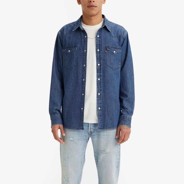 Camisa Jeans Levi's® Classic Western Standard Manga Longa