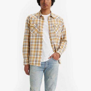 Camisa Levi's® Classic Western Standard Manga Longa Xadrez