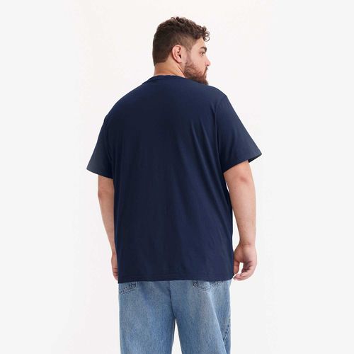 Camiseta Levi's® Big Relaxed Fit Plus Size Manga Curta Azul Escuro