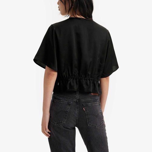 Blusa Levi’s Lindy Manga Curta Preta