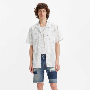 Camisa Levi's® Classic Camper Cinza Manga Curta