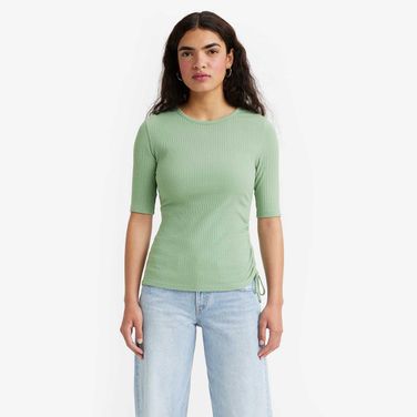 Camiseta Levi's® Side Tie Manga Curta Verde