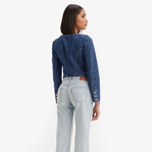 Blusa Levi’s Weston Corset Manga Longa Jeans