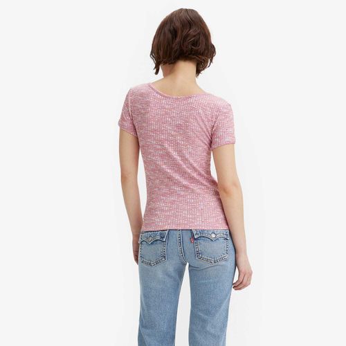 Camiseta Levi’s Bodega Manga Curta Rosa