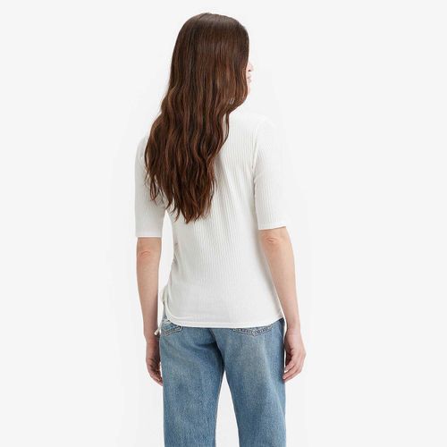 Camiseta Levi’s Side Tie Manga Curta Branca