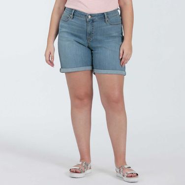 Short Levi’s Plus Size Lavagem Clara