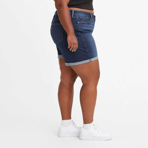 Short Levi's® Plus Size Lavagem Escura