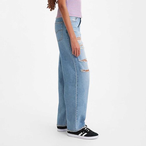 Calça Jeans Levi’s Baggy Dad com Rasgos