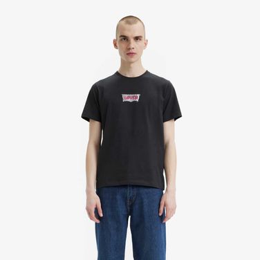 Camiseta Levi's® Graphic Crewneck Preta Manga Curta