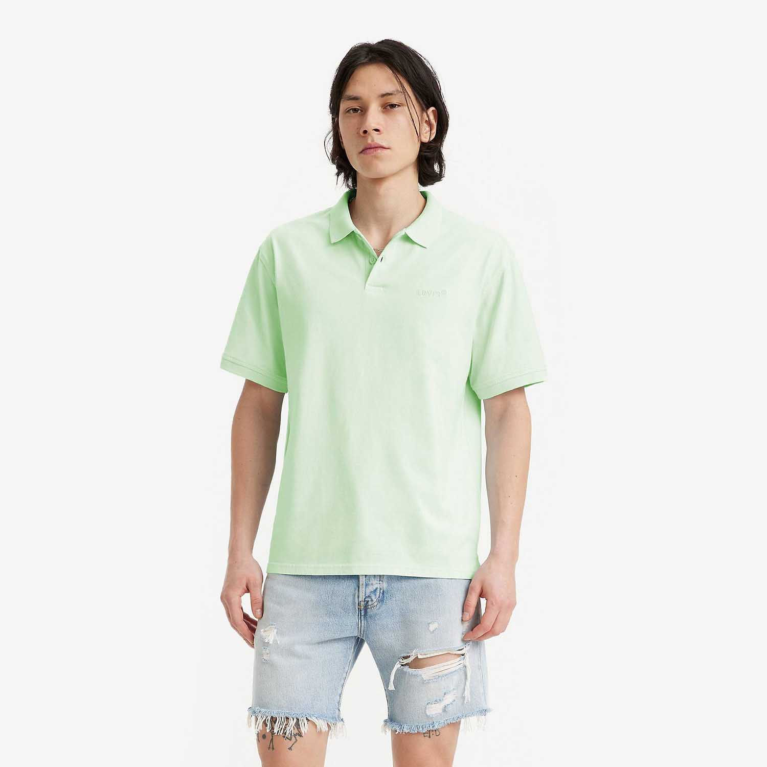 Camisa Polo Levi’s Housemark Verde Menor preço em Camisa Polo Levi’s Housemark Verde
