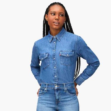Camisa jeans levi’s essential western