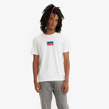 Camiseta Levi's® Graphic Crewneck Manga Curta Branca