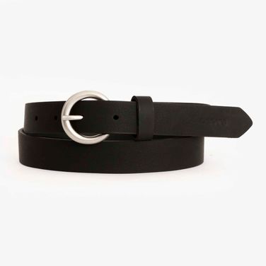 Cinto Levi's Feminino Preto com Fivela Redonda