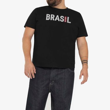 Camiseta Levi's City Tee Brasil Preta