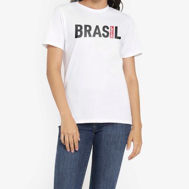 Camiseta Levi's City Tee Brasil Branca