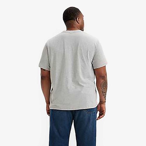 Camiseta Levi's® Big Relaxed Fit Plus Size Manga Curta Cinza