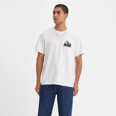 Camiseta Levi's® Graphic Set in Neck Branca Manga Curta