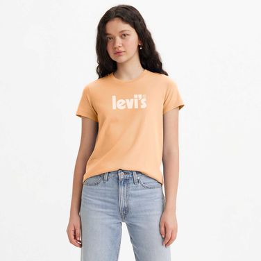 Camiseta Levi's® The Perfect Laranja Manga Curta