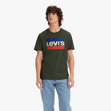 Camiseta Levi's Sportwear Logo Graphic Verde Militar