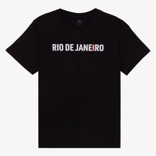 Camiseta Levi's® City Tee Rio de Janeiro Preta