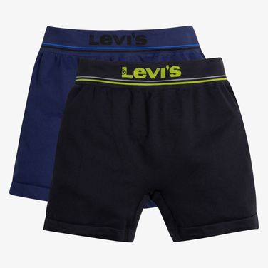 Cueca Levi’s 2 Pack Boxer Preta e Azul