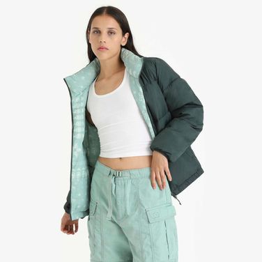 Jaqueta Levi's® Puffer Reversible Verde