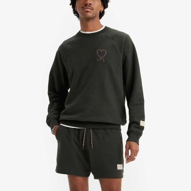 Moletom Levi's Pride Relaxed Raglan crew Preto