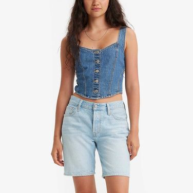 Blusa Levi's® Alani Corset Lavagem Média Regata